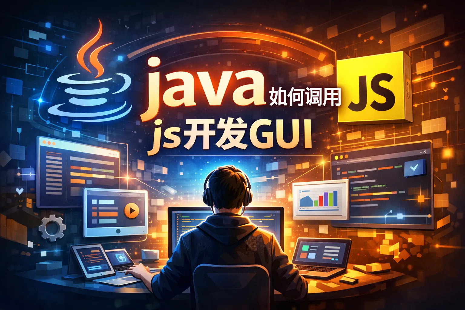 java如何调用js开发gui