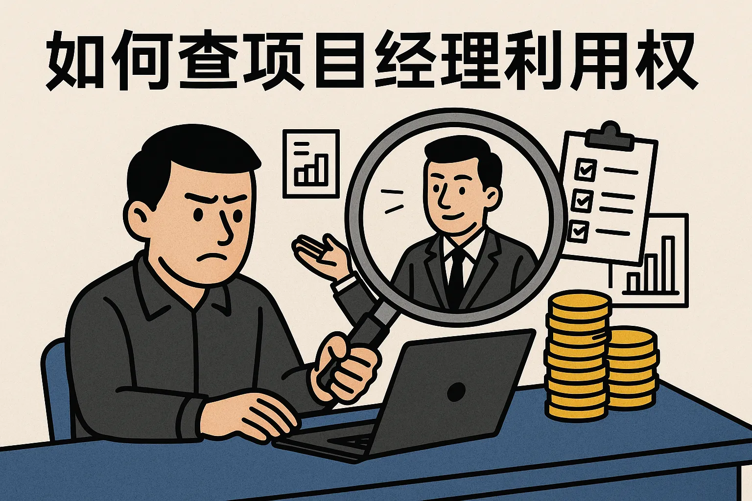 如何查项目经理利用职权