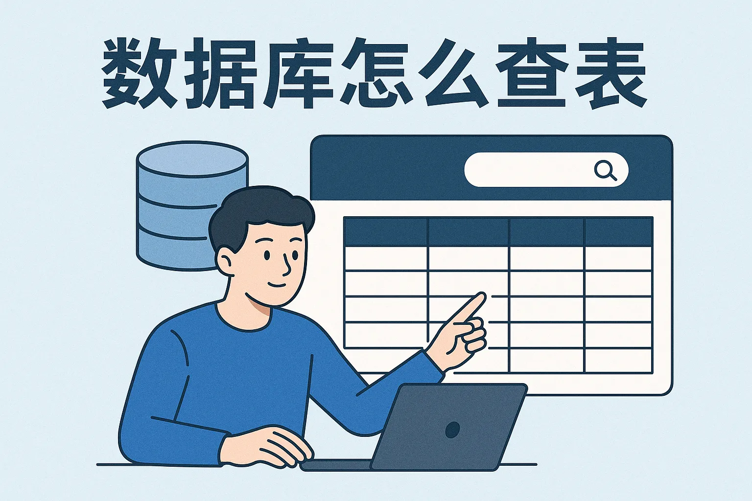 数据库怎么查表