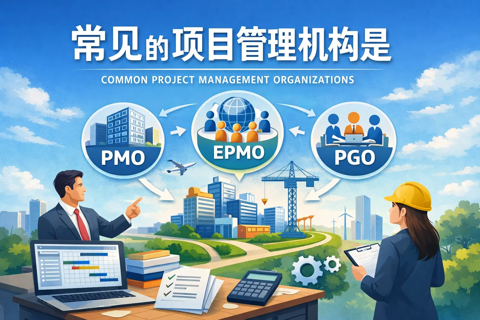 常见的项目管理机构是