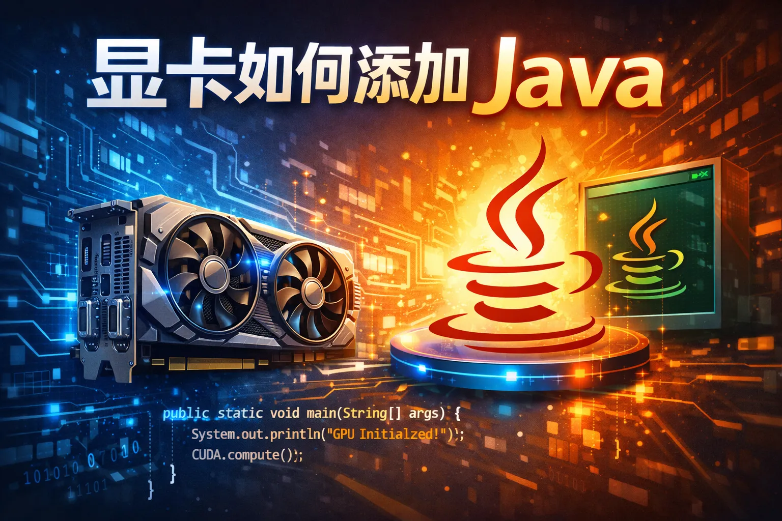 显示卡如何添加java