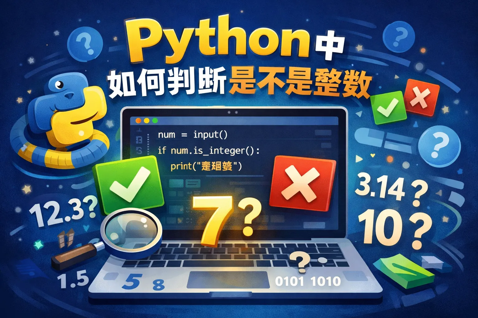 python中如何判断是不是整数