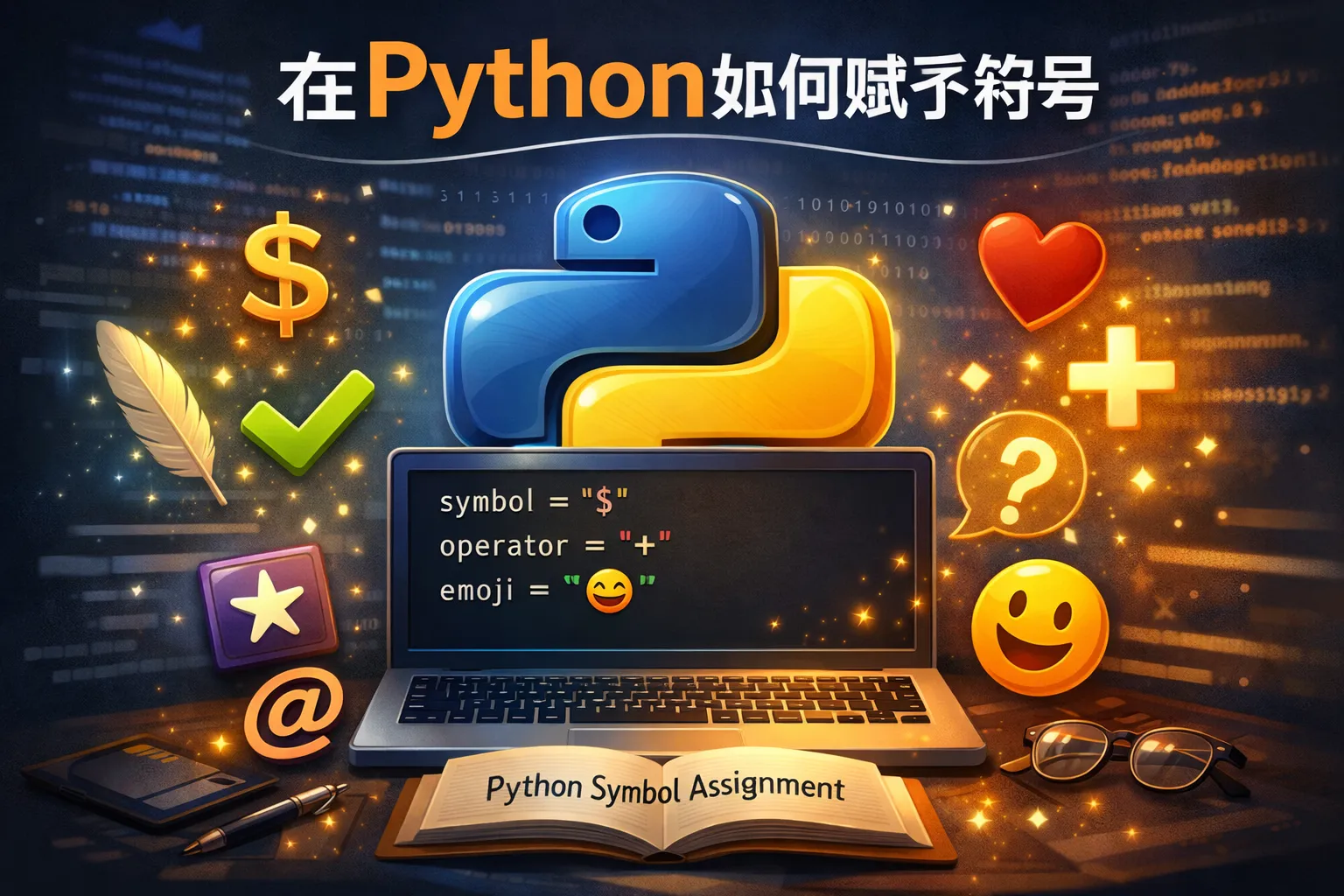 在Python如何赋予符号