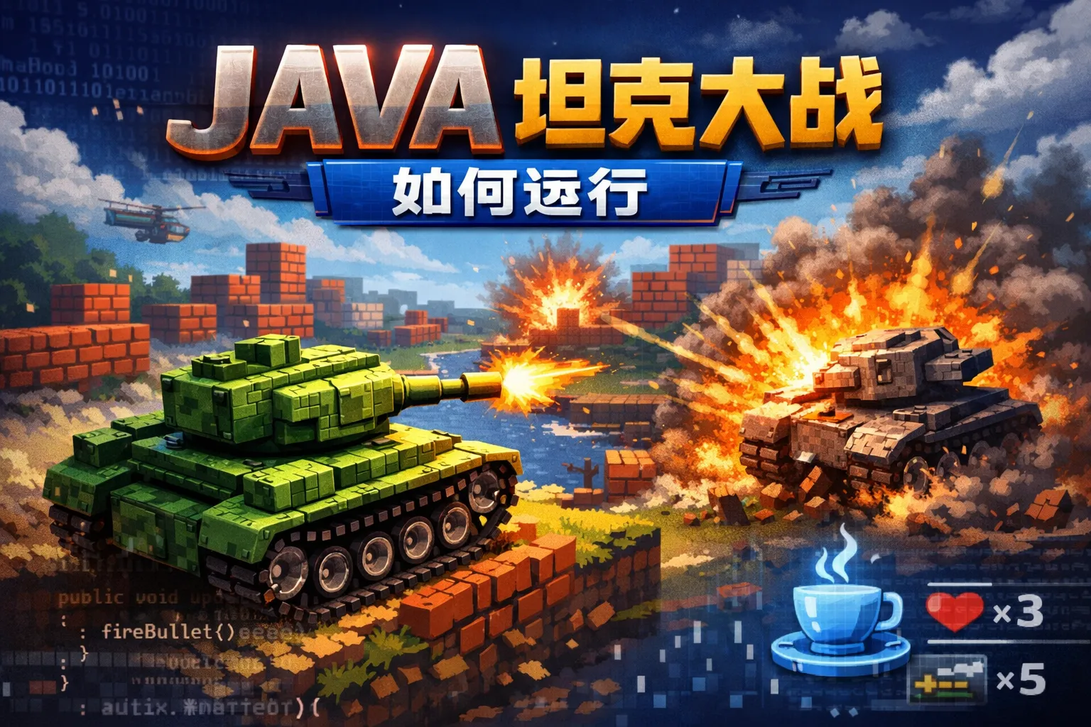 java坦克大战如何运行的