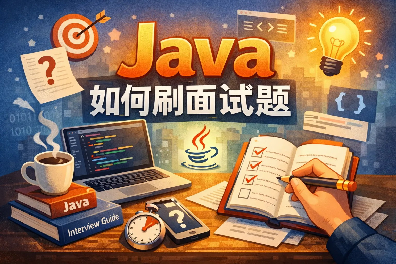 java如何刷面试题