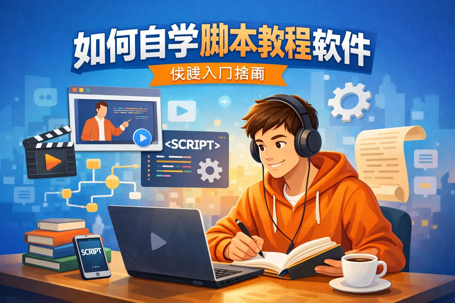 如何自学脚本教程软件