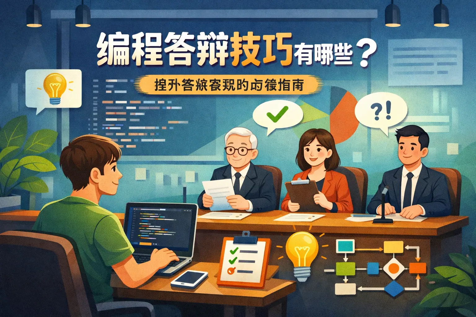 编程答辩技巧有哪些内容