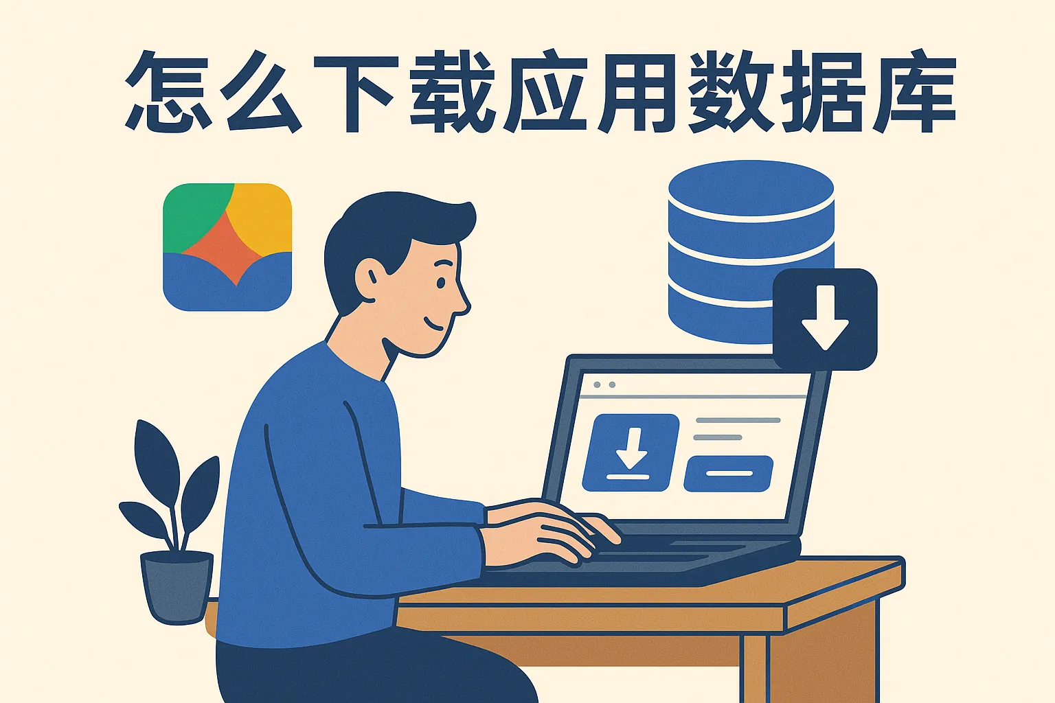 怎么去下载应用数据库