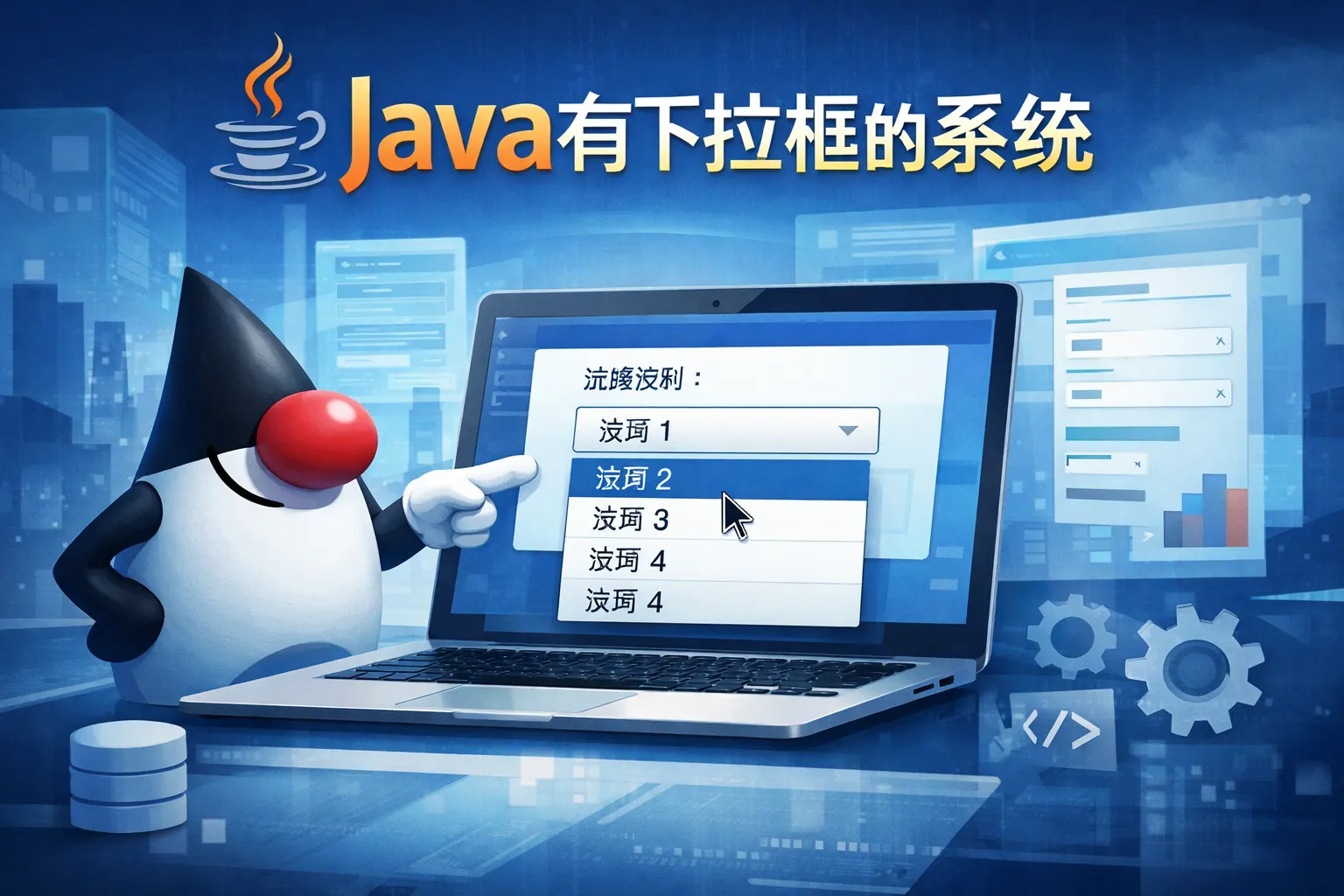 java有下拉框的系统