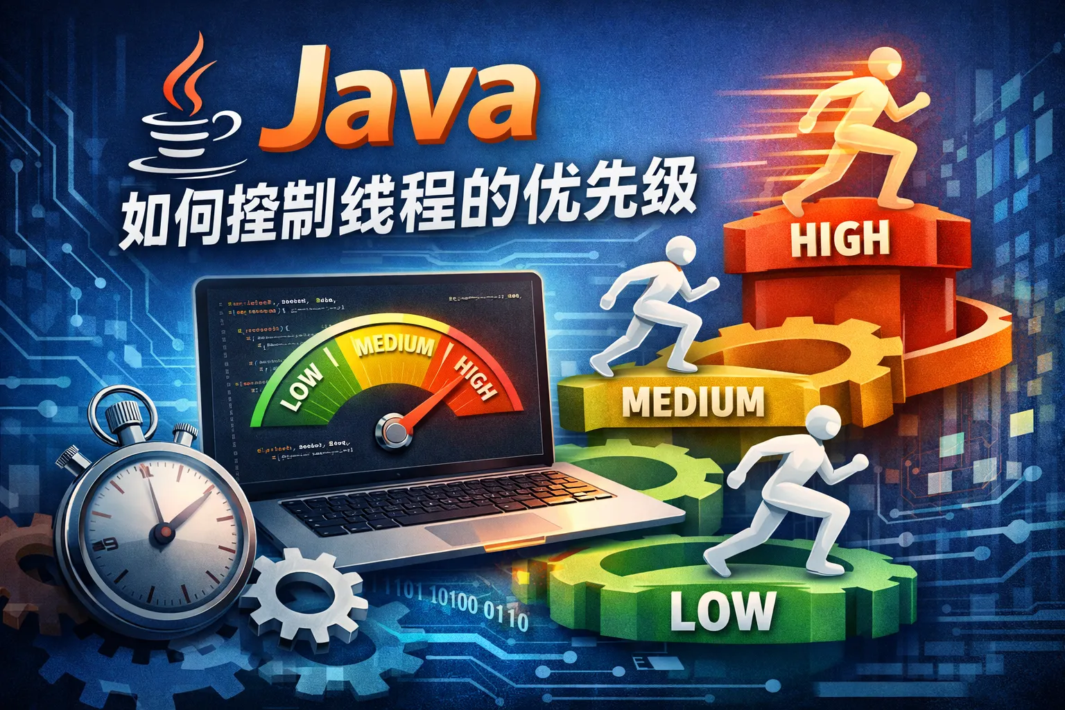 java如何控制线程的优先级