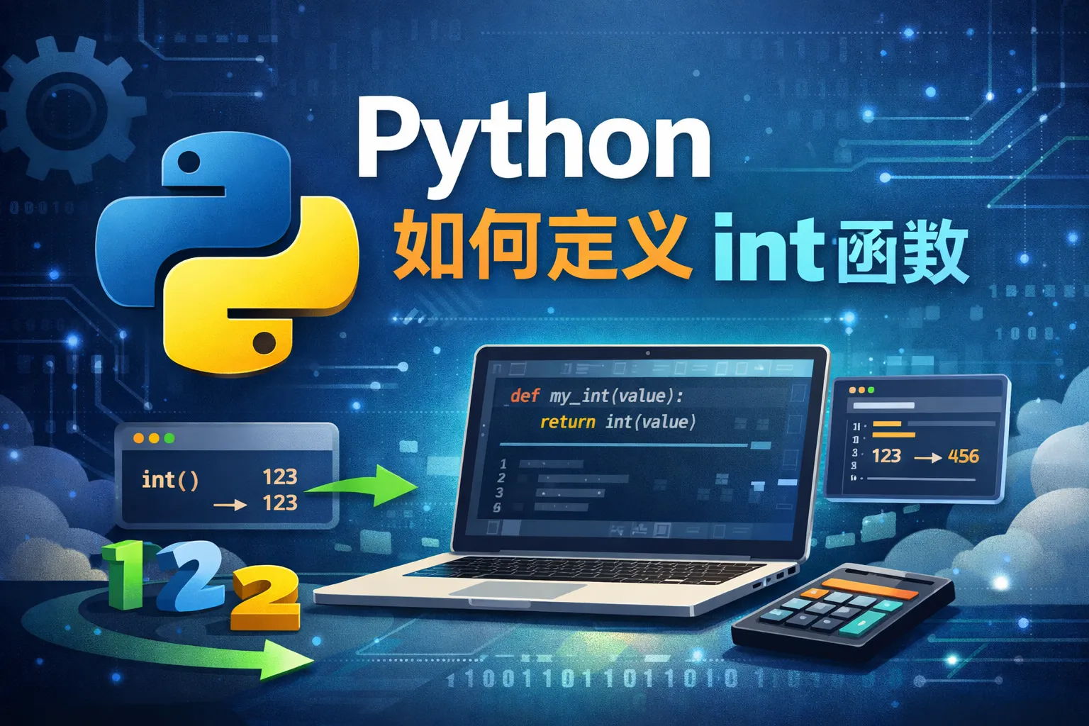 python如何定义int函数