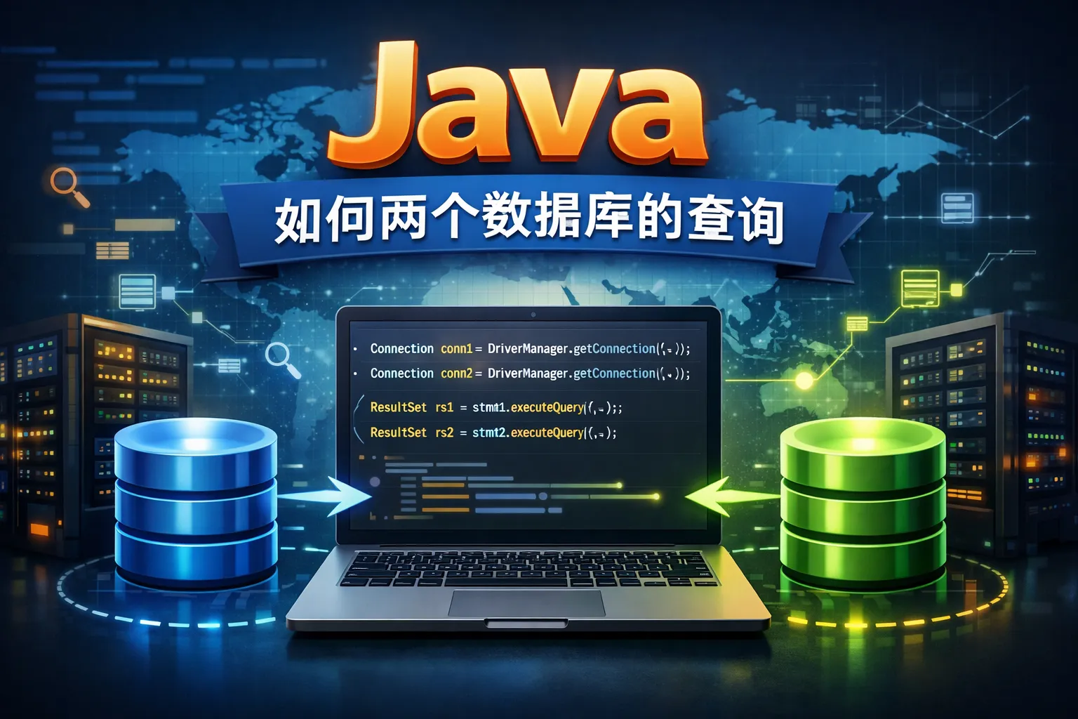 java如何两个数据库的查询