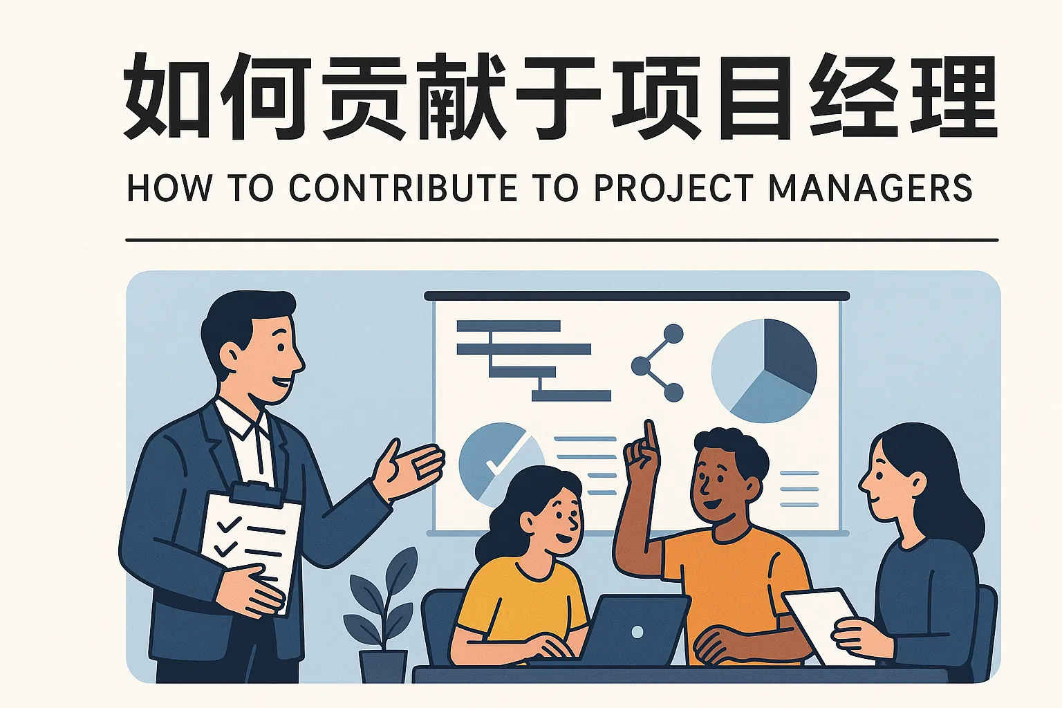 如何贡献于项目经理