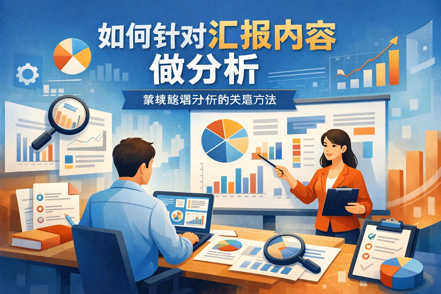 如何针对汇报内容做分析