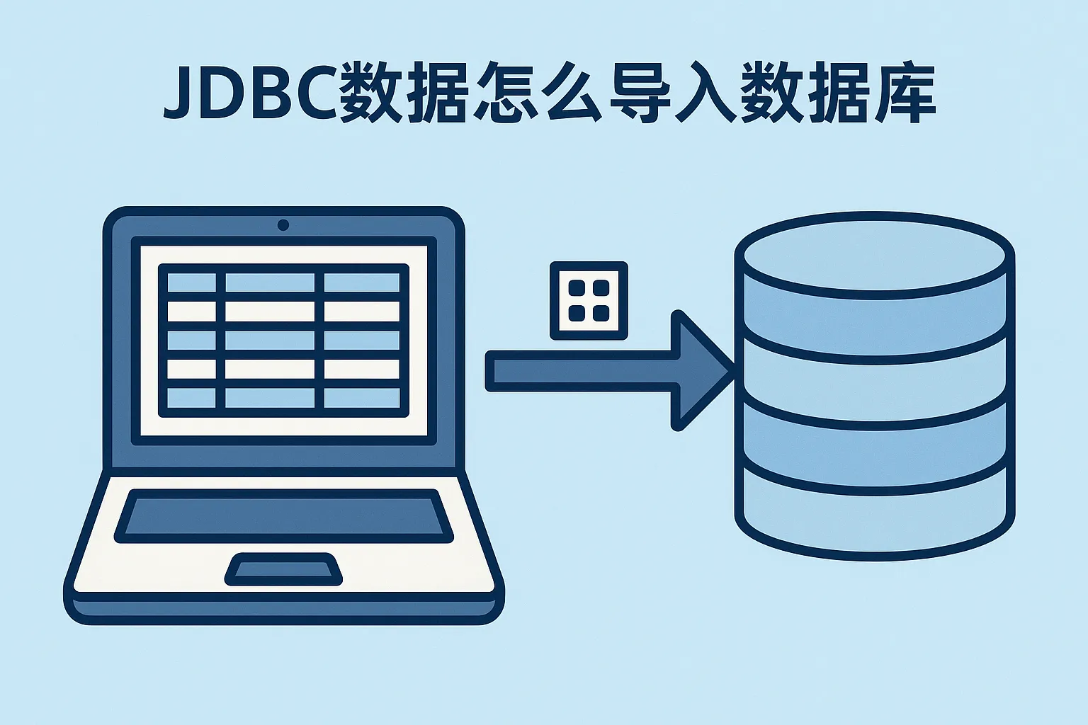 jdbc数据怎么导入数据库