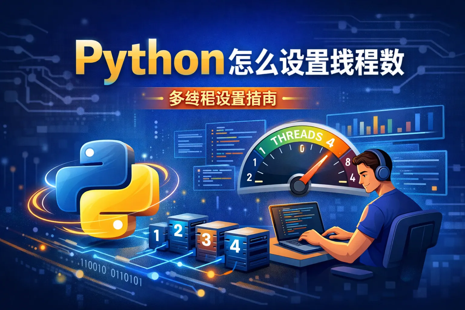 python怎么设置线程数