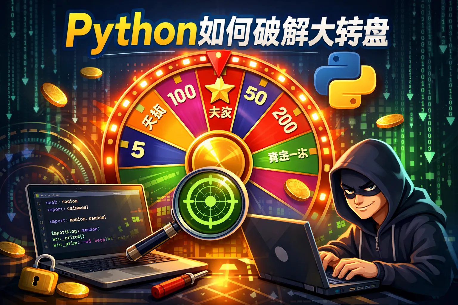 python如何破解大转盘