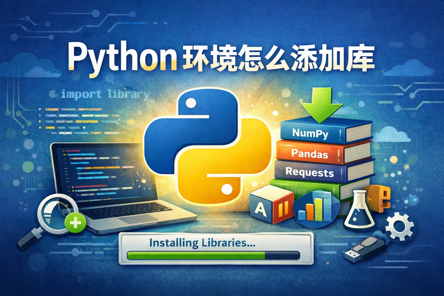 python环境怎么添加库
