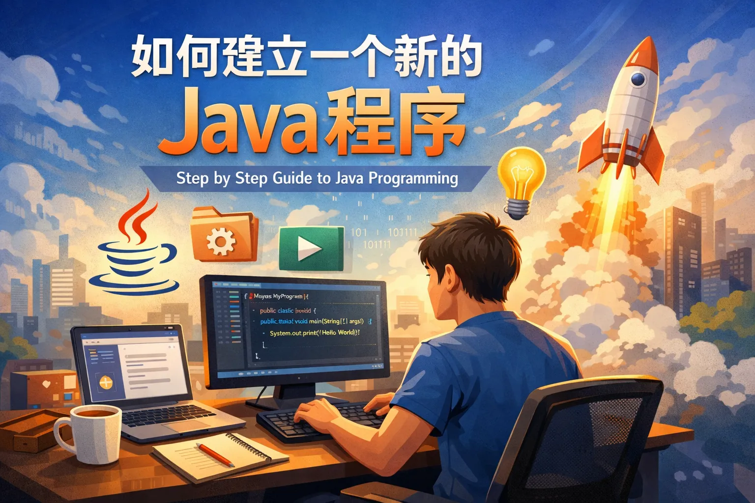 如何建立一个新的java程序