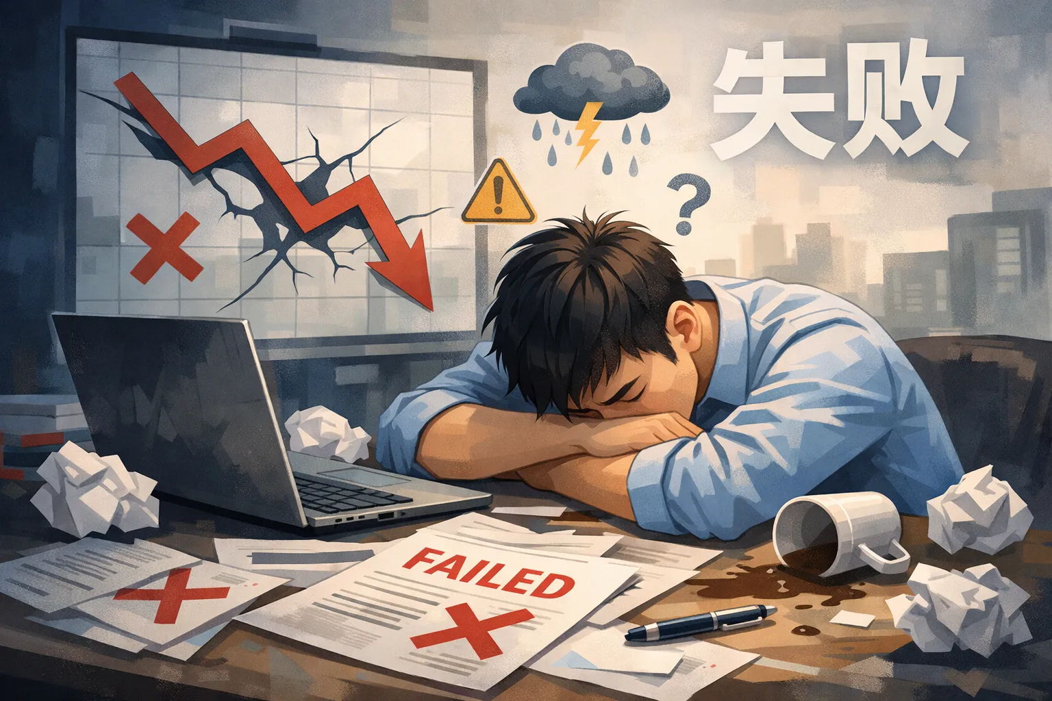 工作失败如何处理好