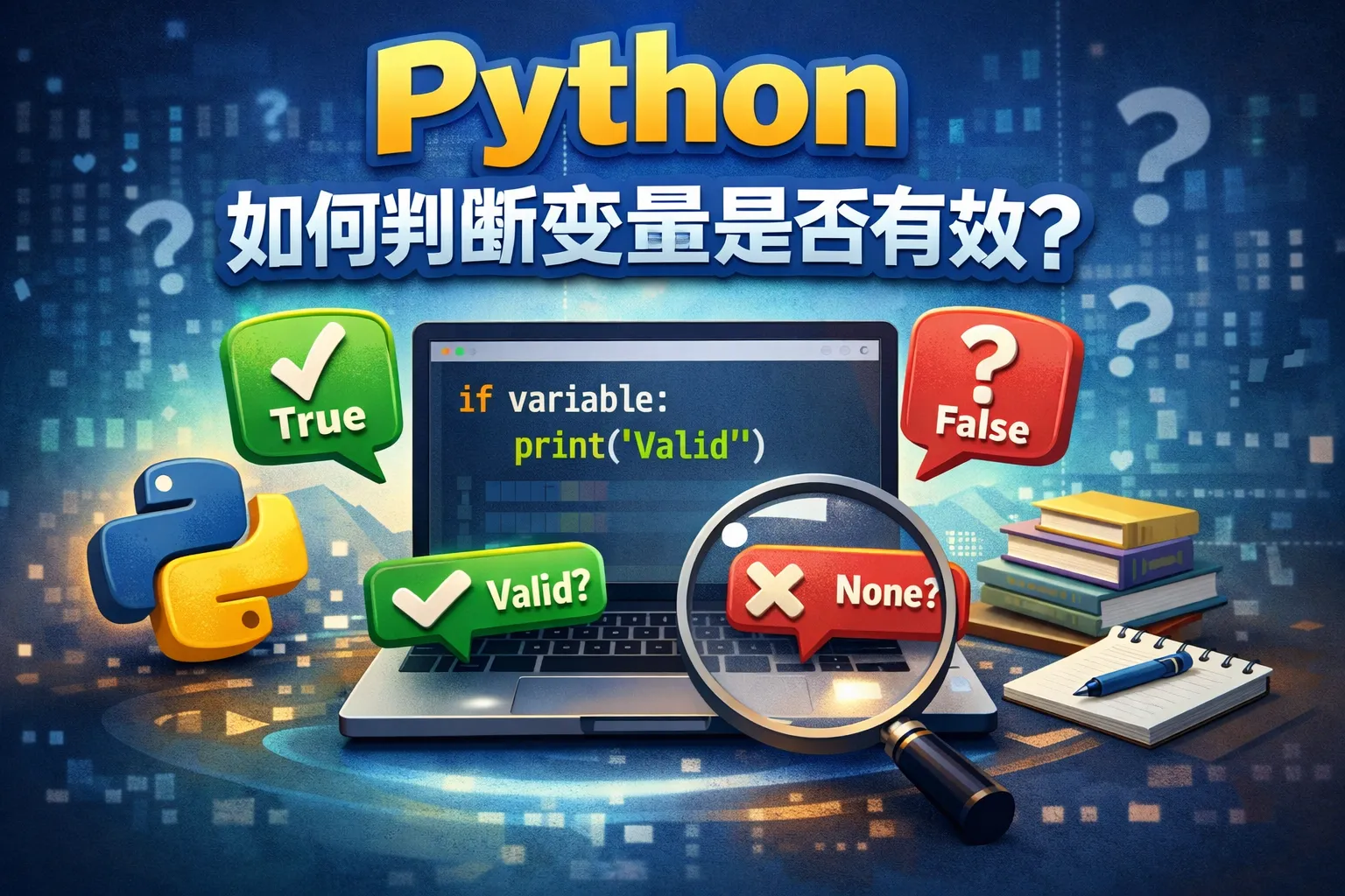 python如何判断变量是否有效