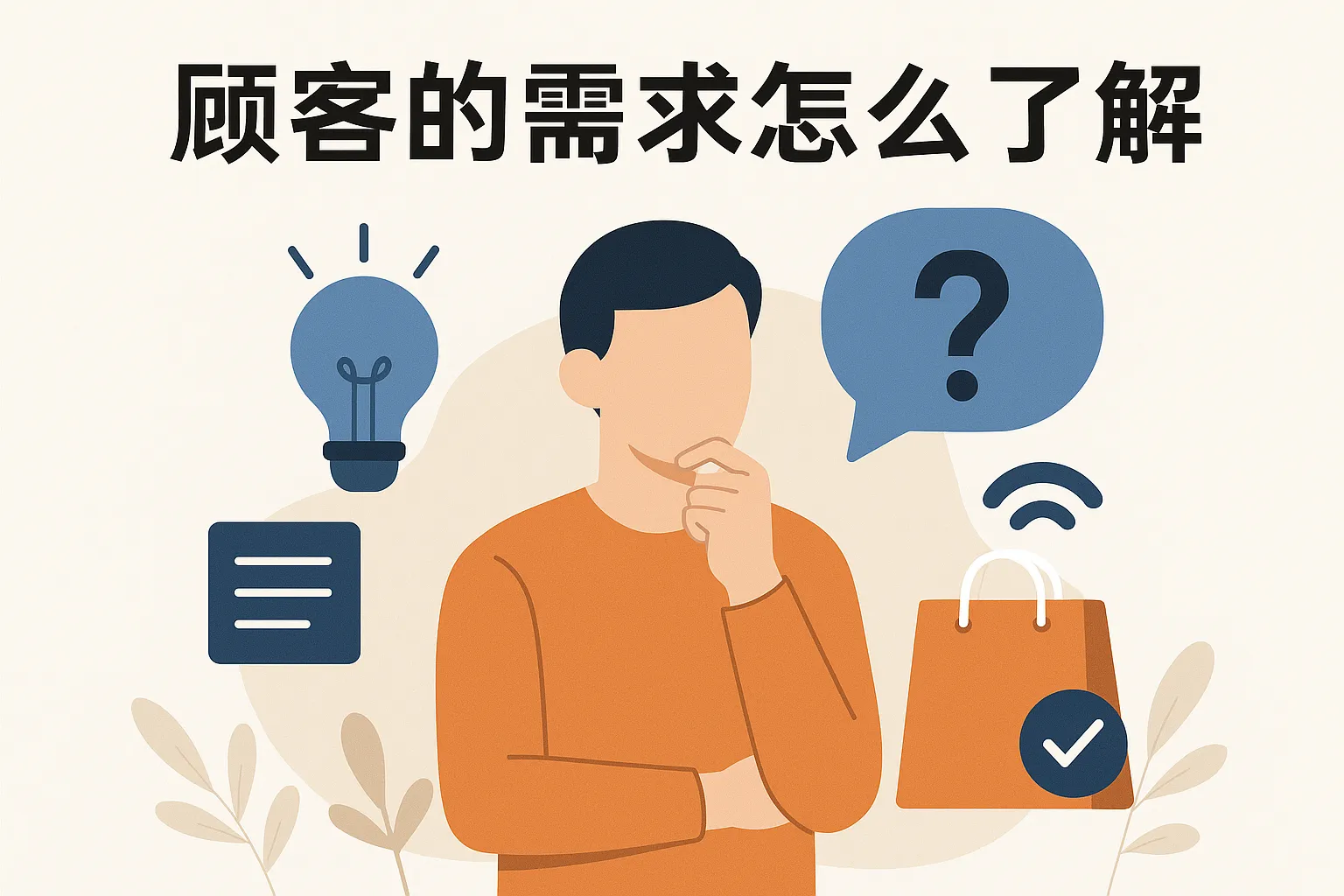 顾客的需求怎么了解