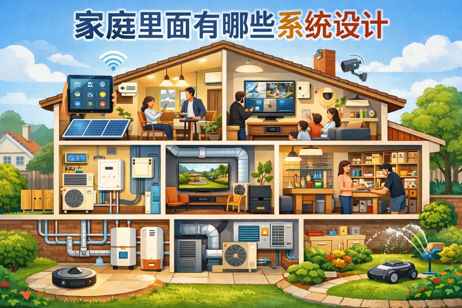 家庭里面有哪些系统设计