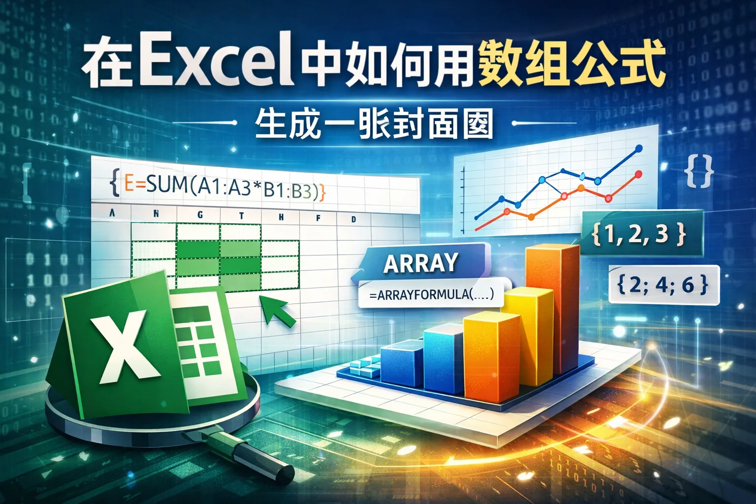 在excel中如何用数组公式