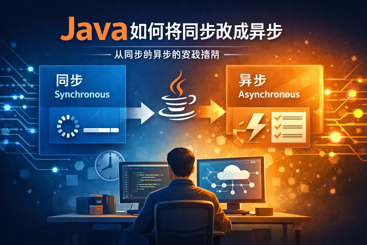 java 如何将同步改成异步