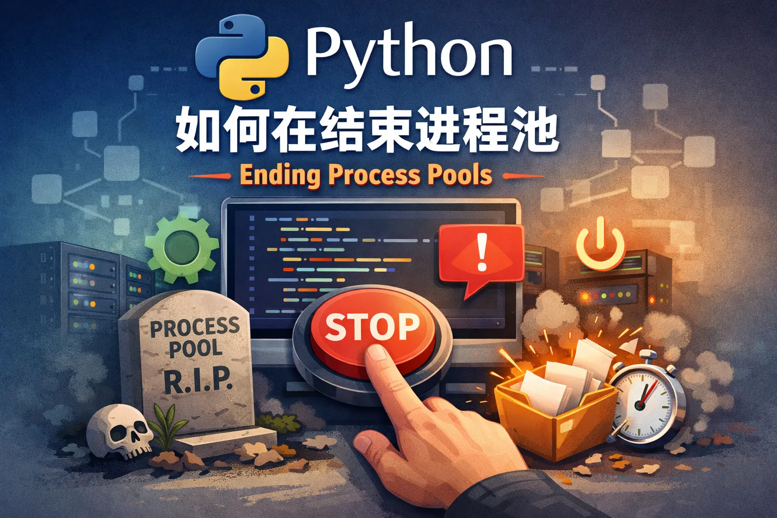 python如何在结束进程池