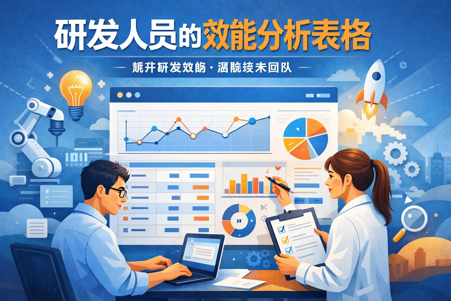 研发人员的效能分析表格