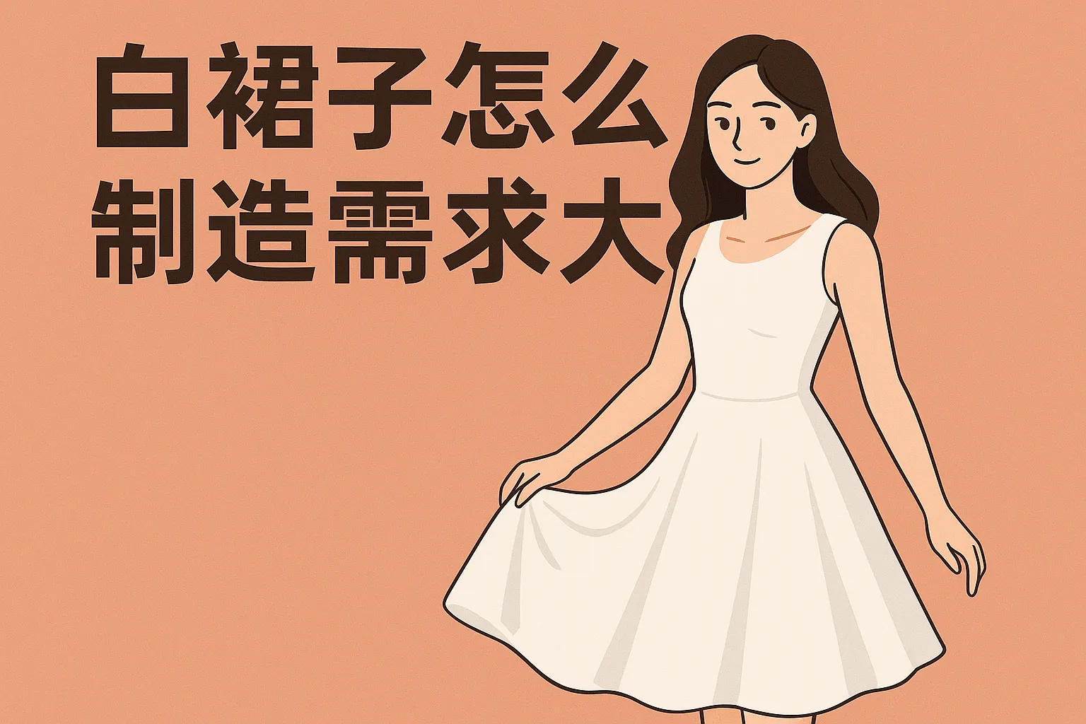 白裙子怎么制造需求大