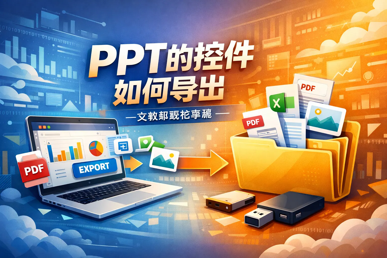 ppt的控件如何导出