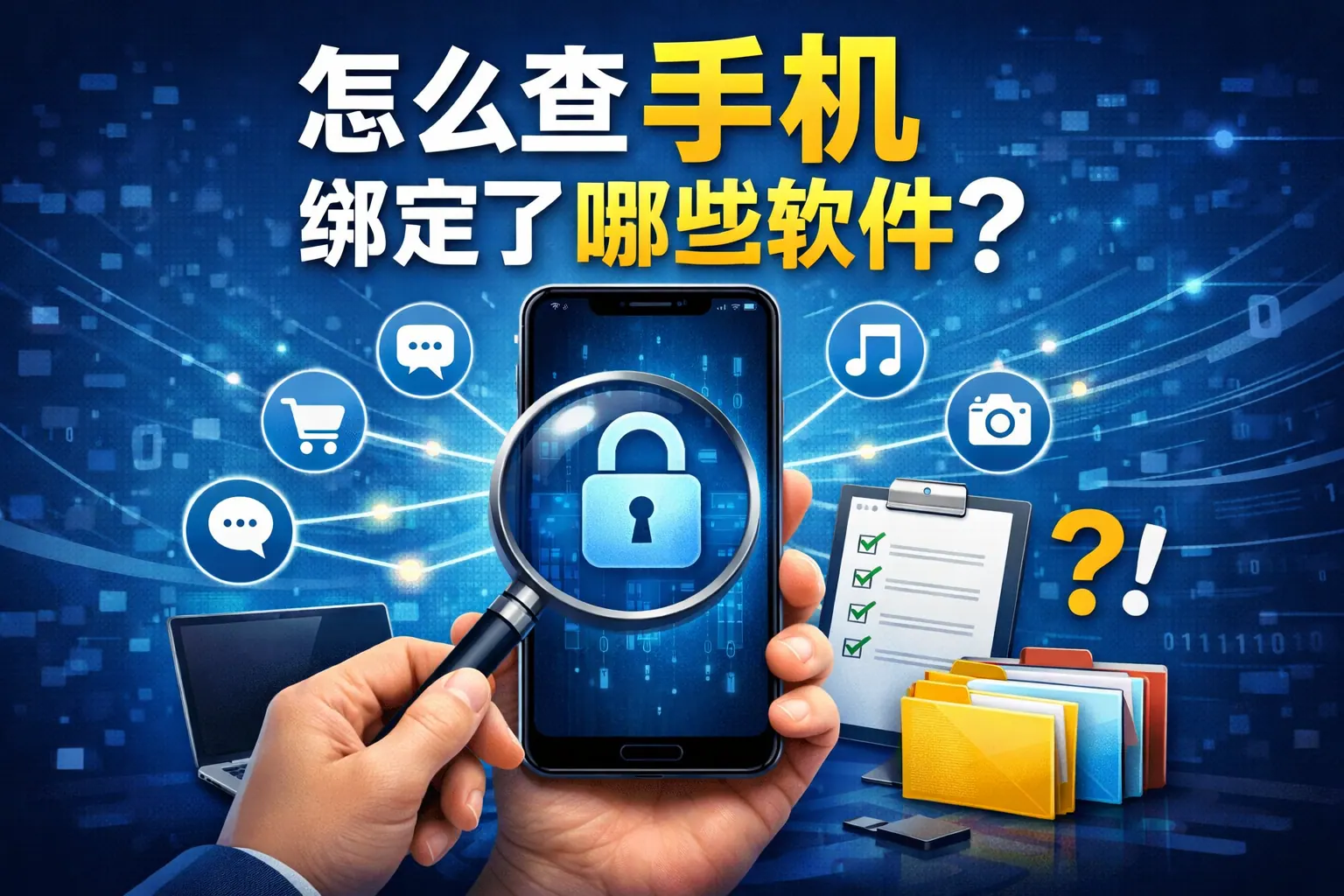 怎么查手机绑定了哪些软件