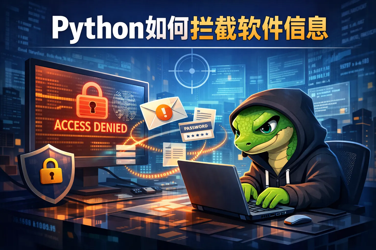 python如何拦截软件信息