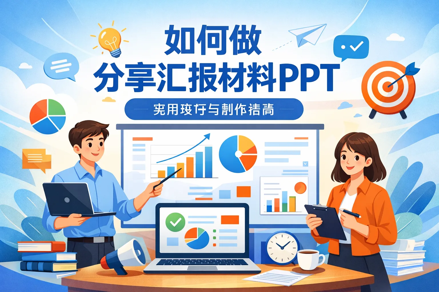 如何做分享汇报材料ppt