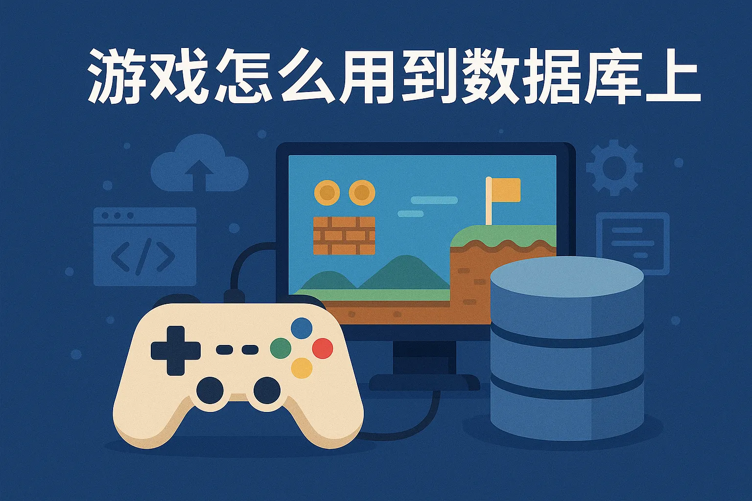 游戏怎么用到数据库上