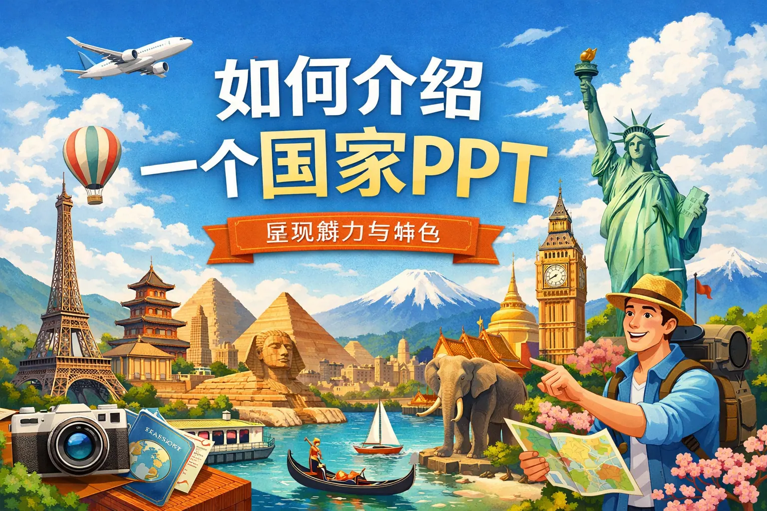 如何介绍一个国家ppt