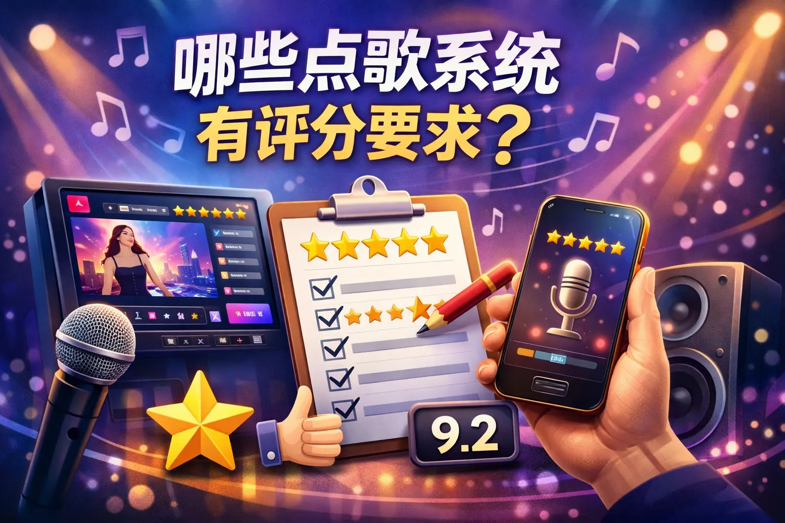 哪些点歌系统有评分要求