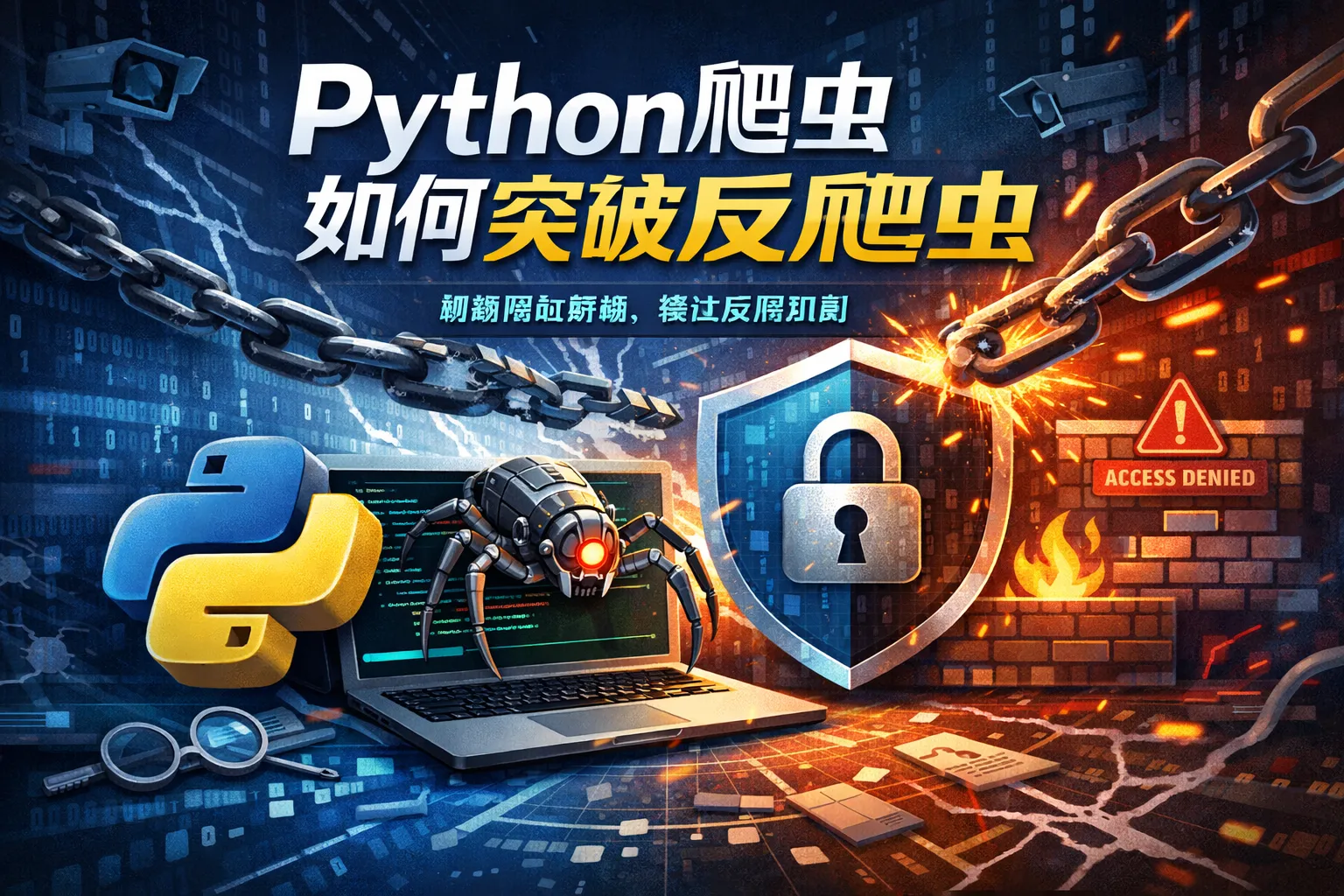 python爬虫如何突破反爬虫