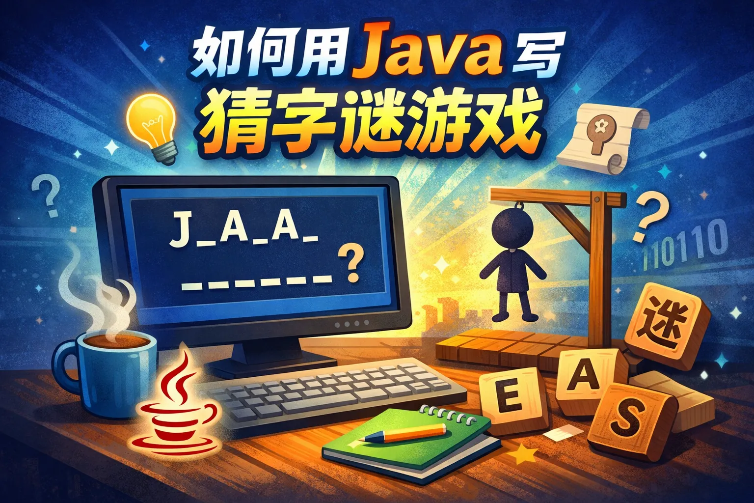 如何用java写猜字谜游戏