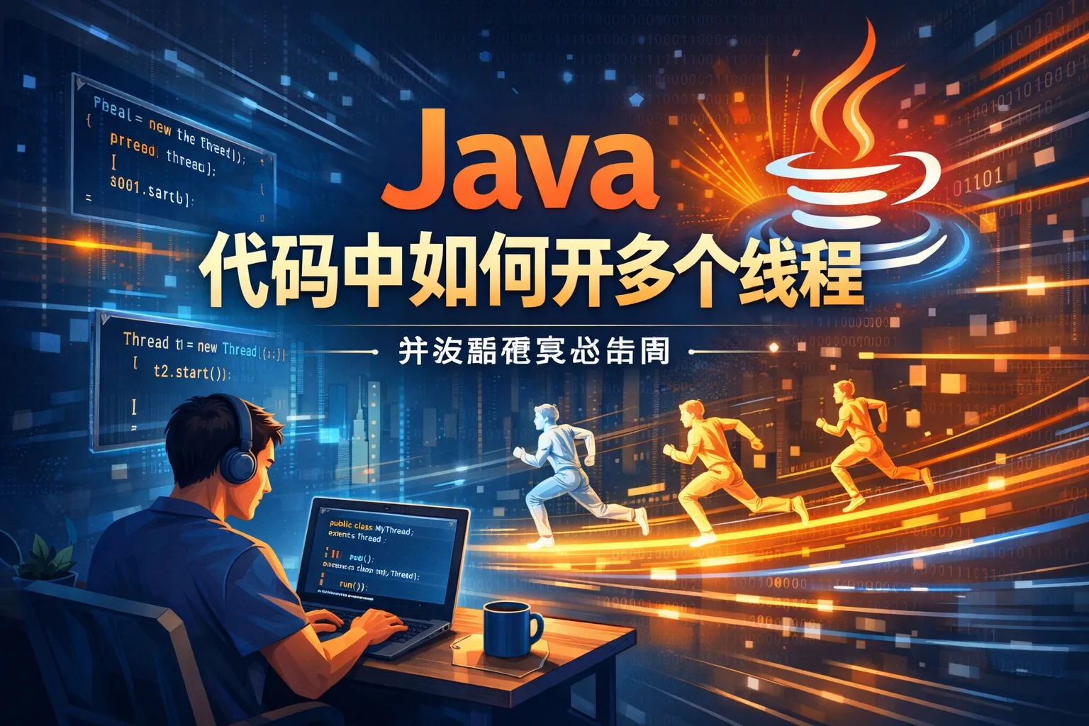 Java 代码中如何开多个线程