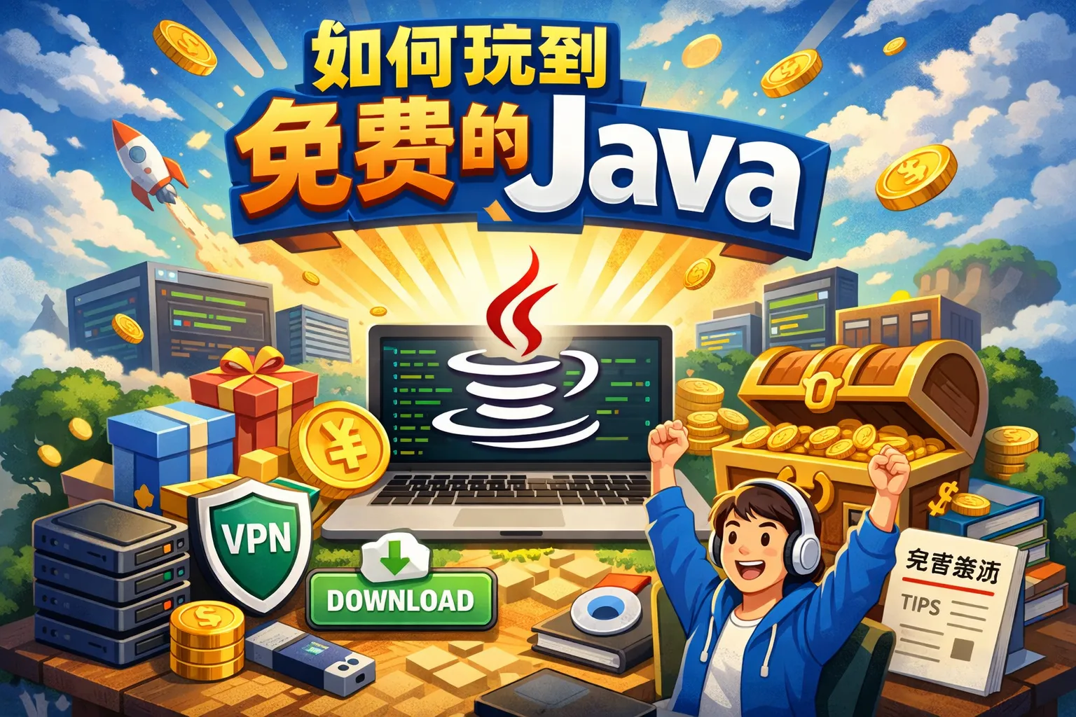 如何玩到免费的java