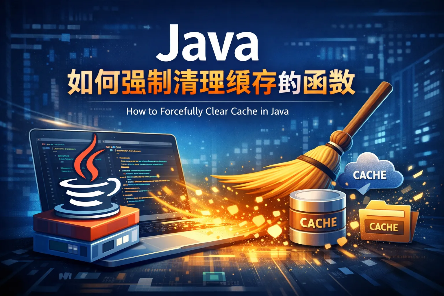 java如何强制清理缓存的函数