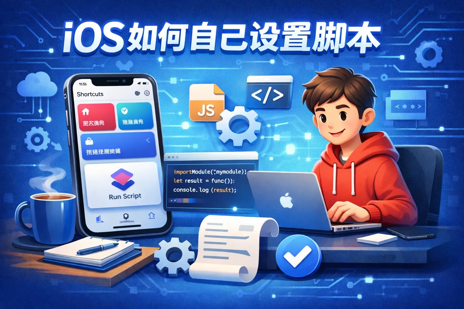 ios如何自己设置脚本