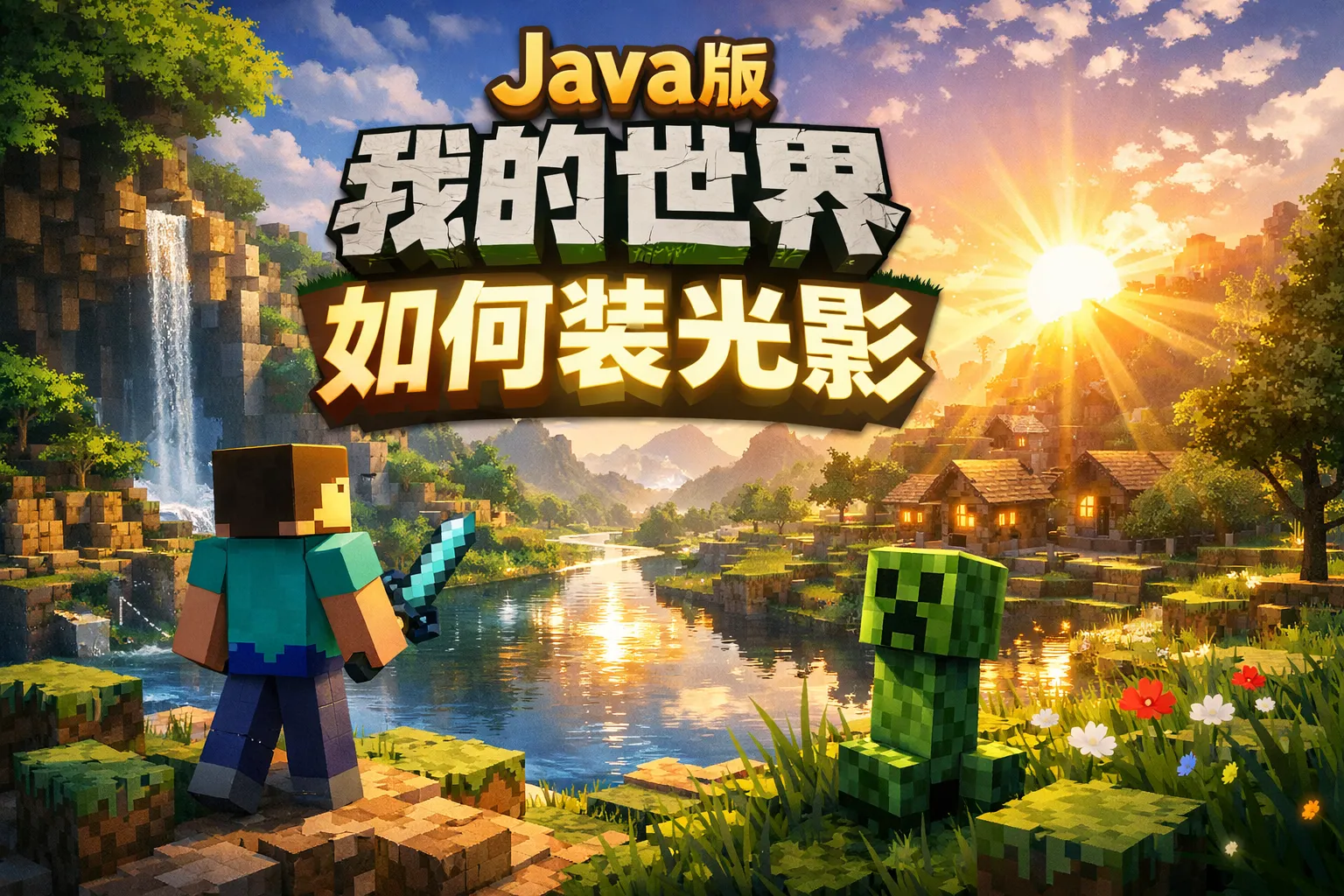 java版我的世界如何装光影
