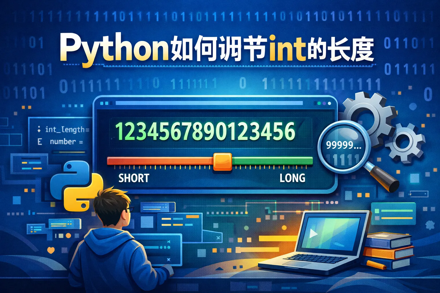 python如何调节int的长度