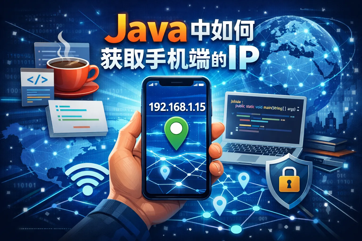 java中如何获取手机端的ip