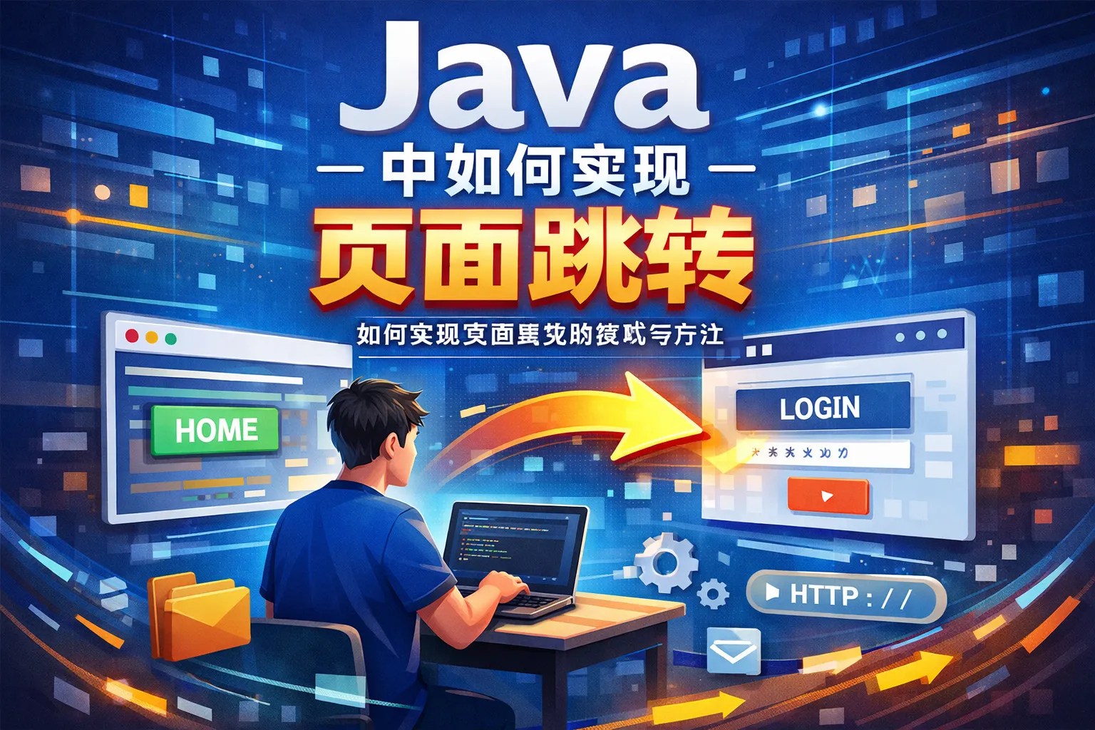 java 中如何实现跳转页面跳转