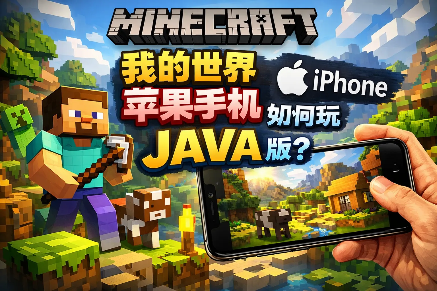 我的世界苹果手机如何玩java
